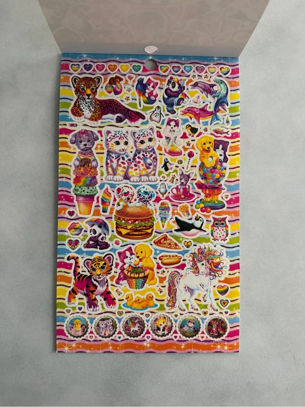 Lisa Frank Rainbow & Pink 600+ Sticker Pack